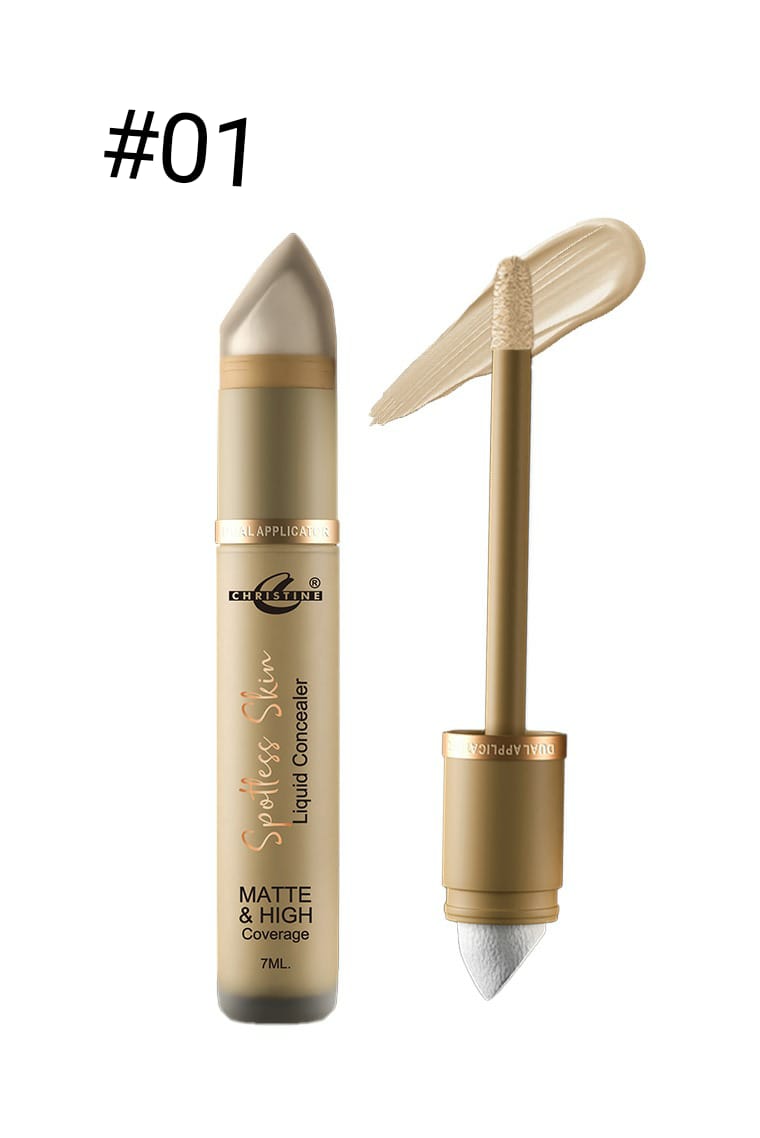 Christine Liquid Concealer Matte & High Coverage | Best Price in Pakistan original skincare product Pakistan