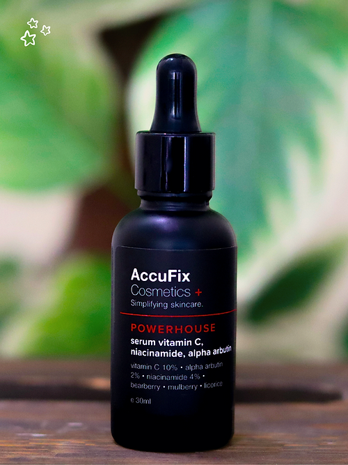 AccuFix Serum Vitamin C, Niacinamide, Alpha Arbutin | 30ml | Best Price in Pakistan original skincare product Pakistan مرکزی تصویر