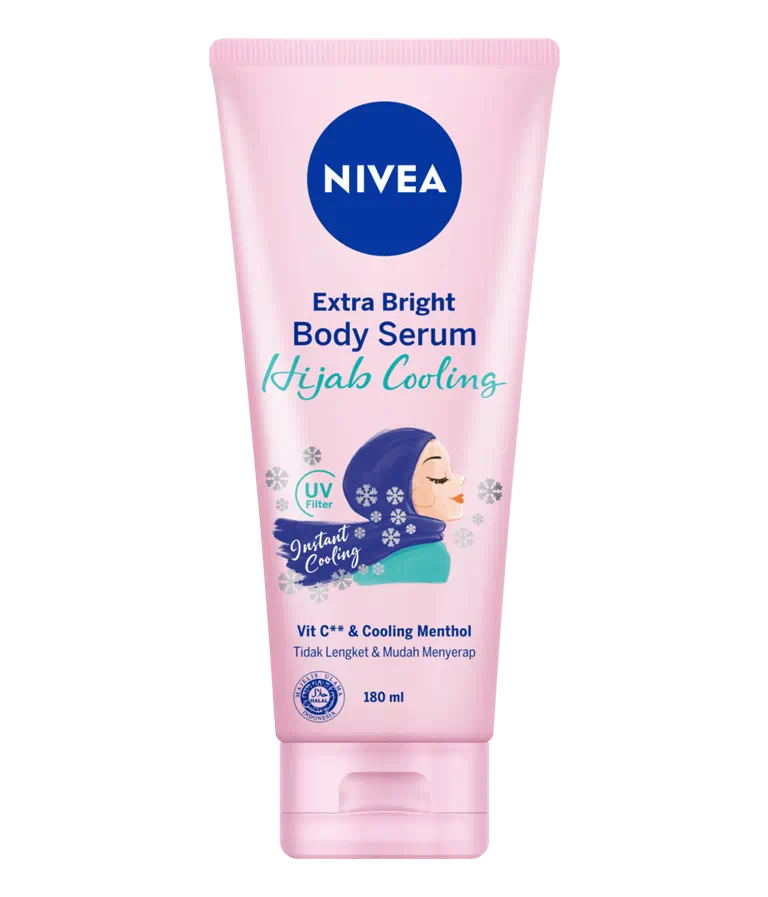 Nivea | Body Serum Extra Bright Hijab Cooling | 180Ml | Best Price in Pakistan original skincare product Pakistan مرکزی تصویر
