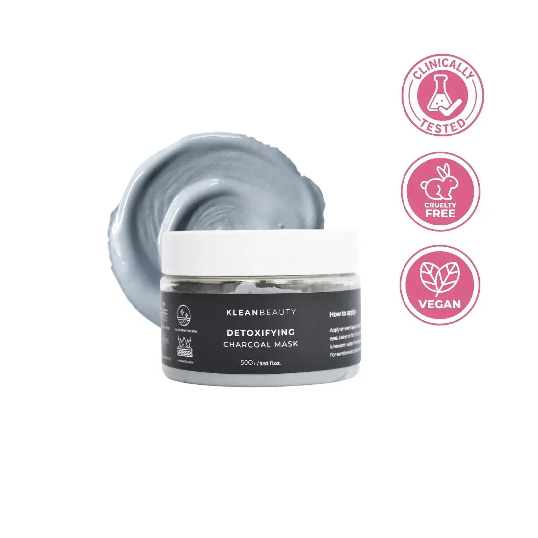 Klean Beauty Detoxifying Charcoal Mask | Best Price in Pakistan original skincare product Pakistan
