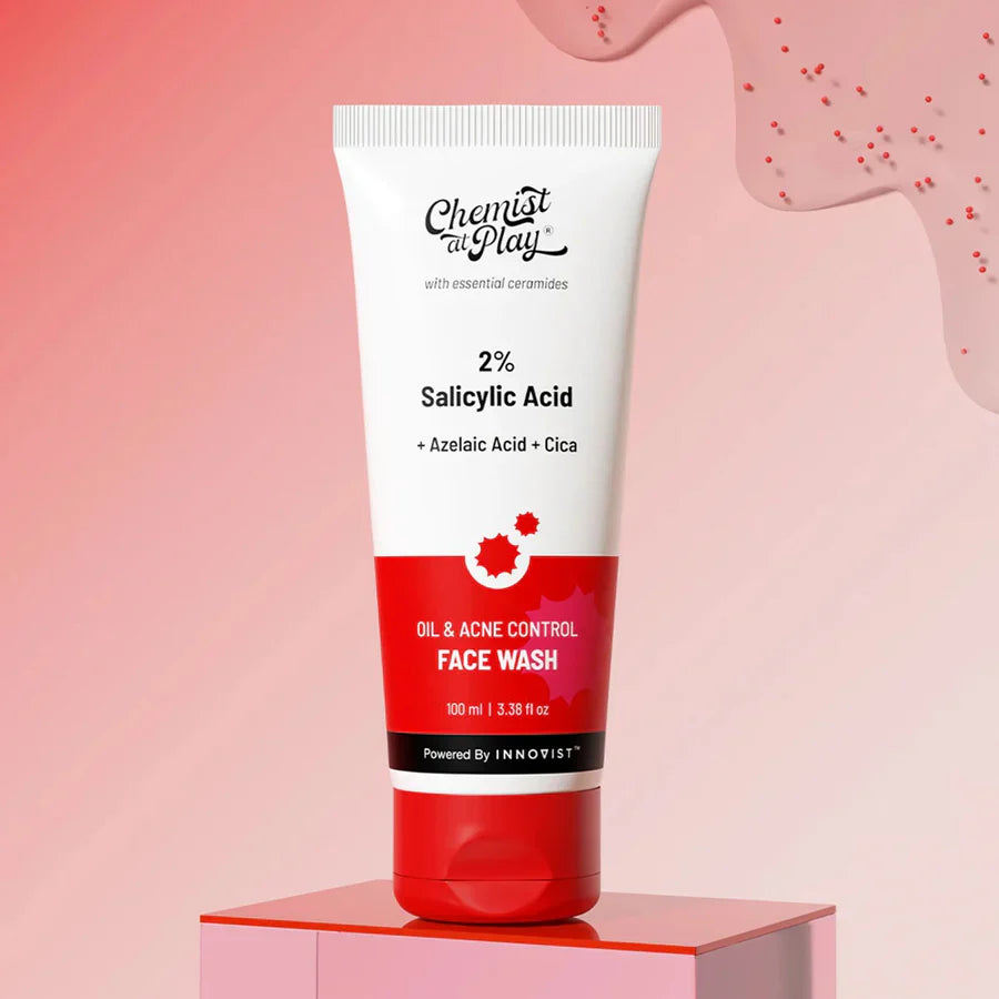 Chemist at play 2% Salicylic Acid Face Wash for Acne & Oil Control | 100 ml | Best Price in Pakistan original skincare product Pakistan Main image