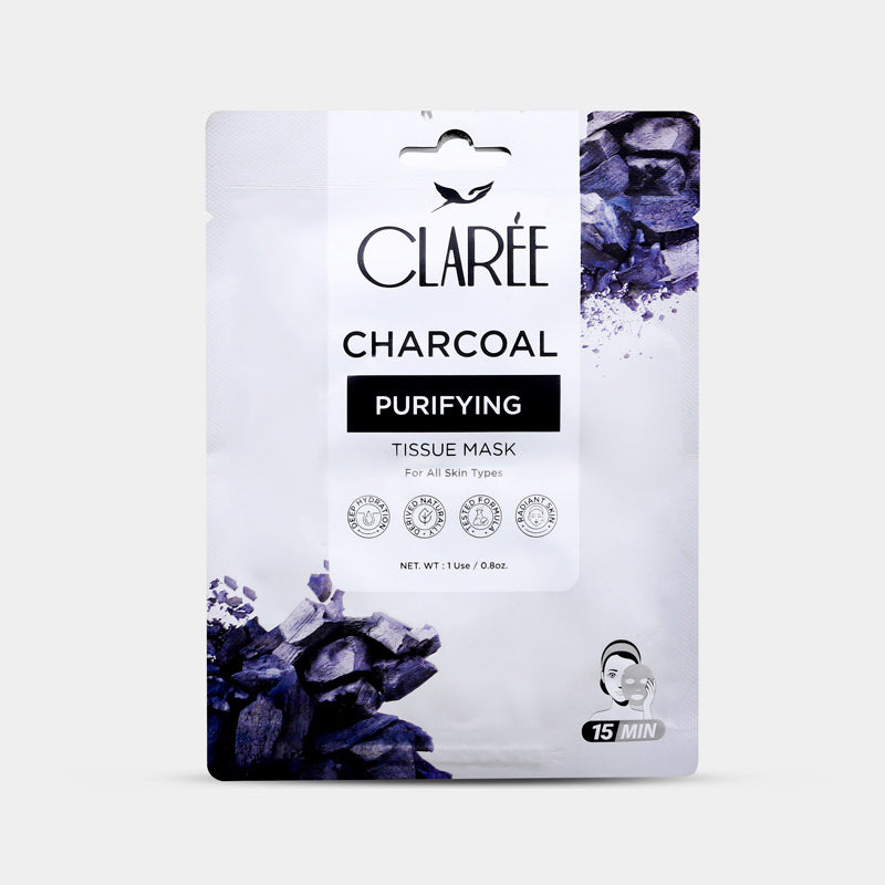 Herbion Charcoal Purifying Tissue Mask | Best Price in Pakistan original skincare product Pakistan
