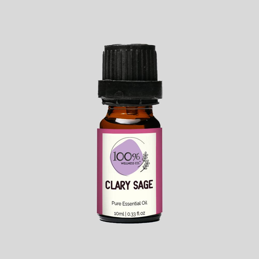 100% Wellness Co Clary Sage Essential Oil | Best Price in Pakistan original skincare product Pakistan مرکزی تصویر