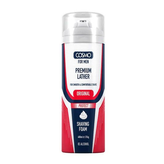 Cosmo Shaving Foam Original Protect  400Ml  White Dome & Bottom | Best Price in Pakistan original skincare product Pakistan Main image