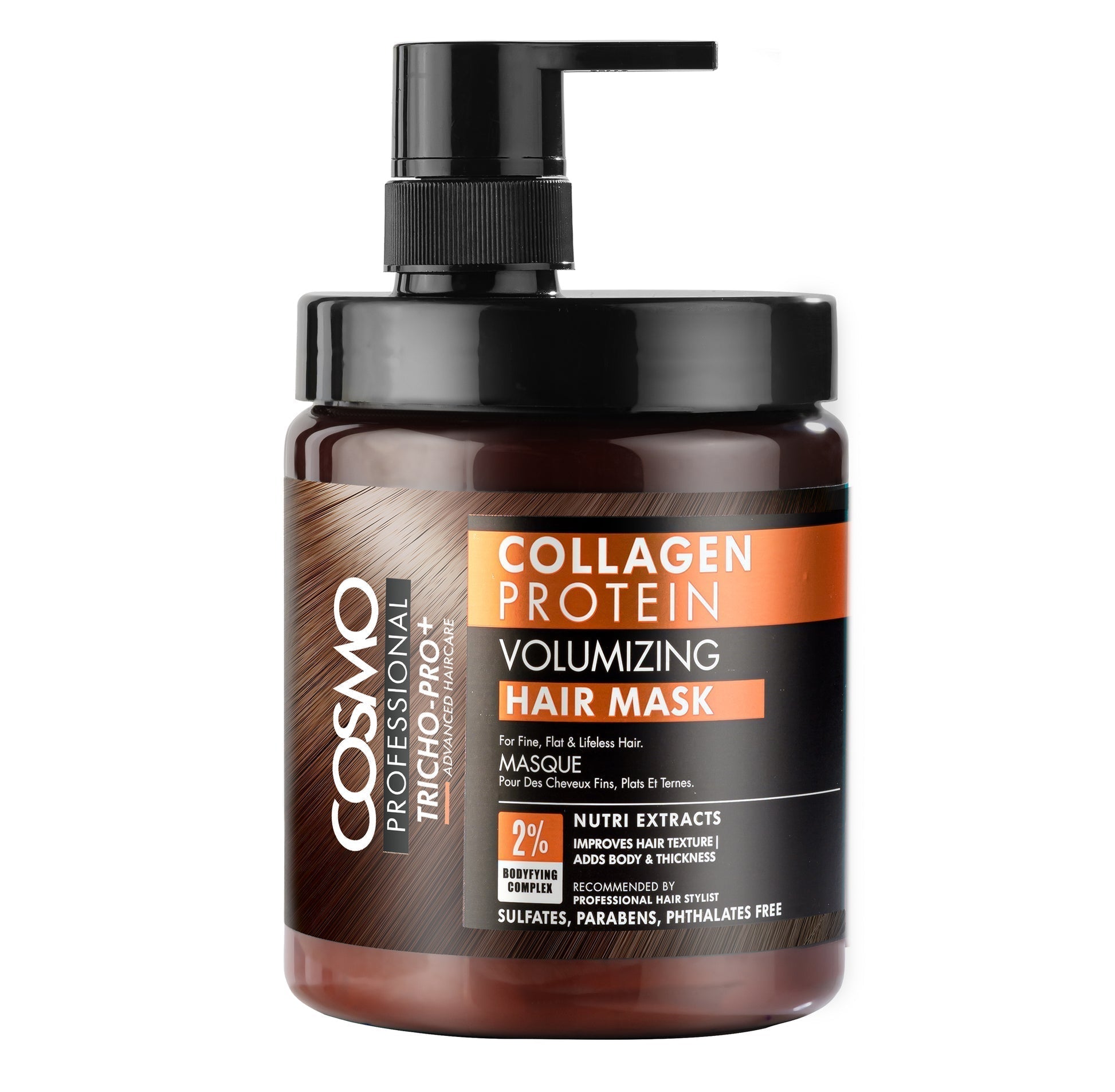 Cosmo Professional Collagen Protein Volumizing Hair Mask | 1000ml | Best Price in Pakistan original skincare product Pakistan Main image
