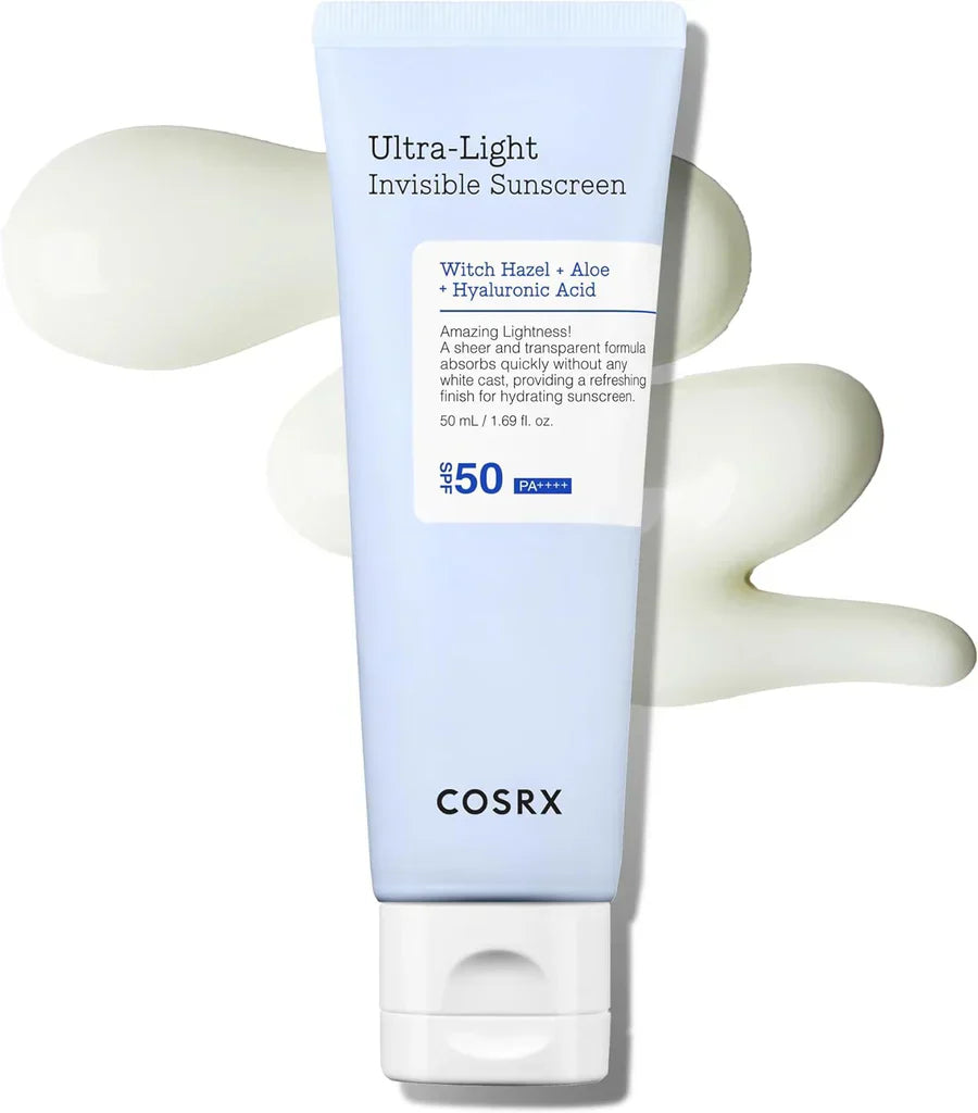 Cosrx | Ultra-Light Invisible Sunscreen SPF50 PA+++ | 50ml | Best Price in Pakistan original skincare product Pakistan