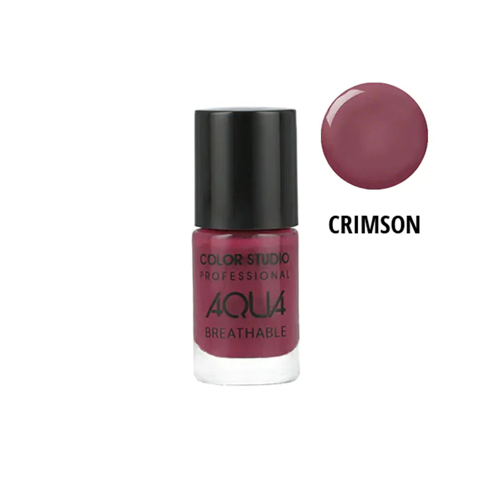 Color Studio | Crimson Aqua Breathable Nail Colors | Best Price in Pakistan original skincare product Pakistan مرکزی تصویر