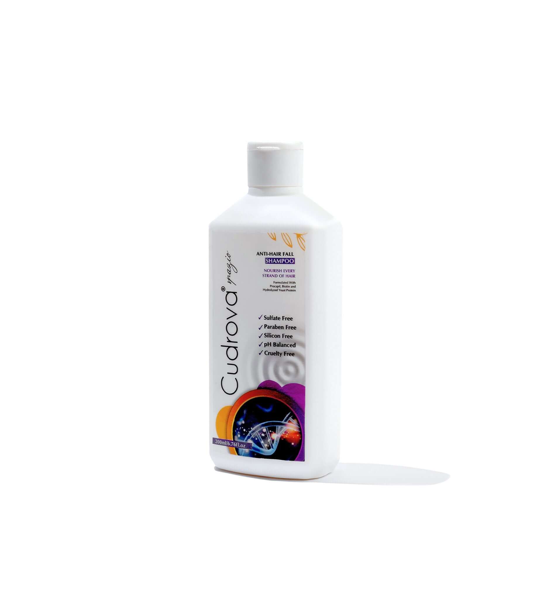 Cudrova Spazio Anti-Hair Fall Shampoo Sulfate, silicone & paraben Free For All Hair Types | Best Price in Pakistan original skincare product Pakistan Main image