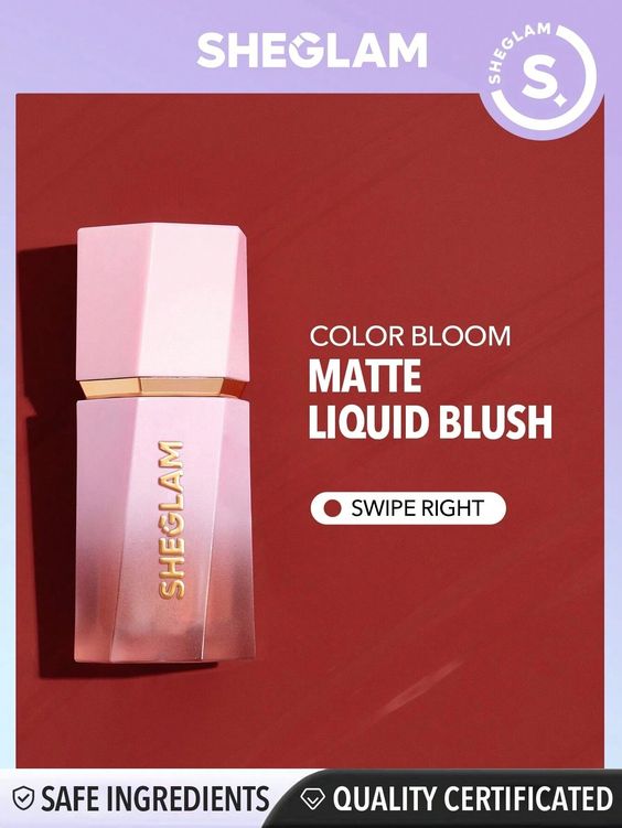 Shein Sheglam Color Bloom Dayglow Liquid Blush | Swipe Right | Best Price in Pakistan original skincare product Pakistan Main image