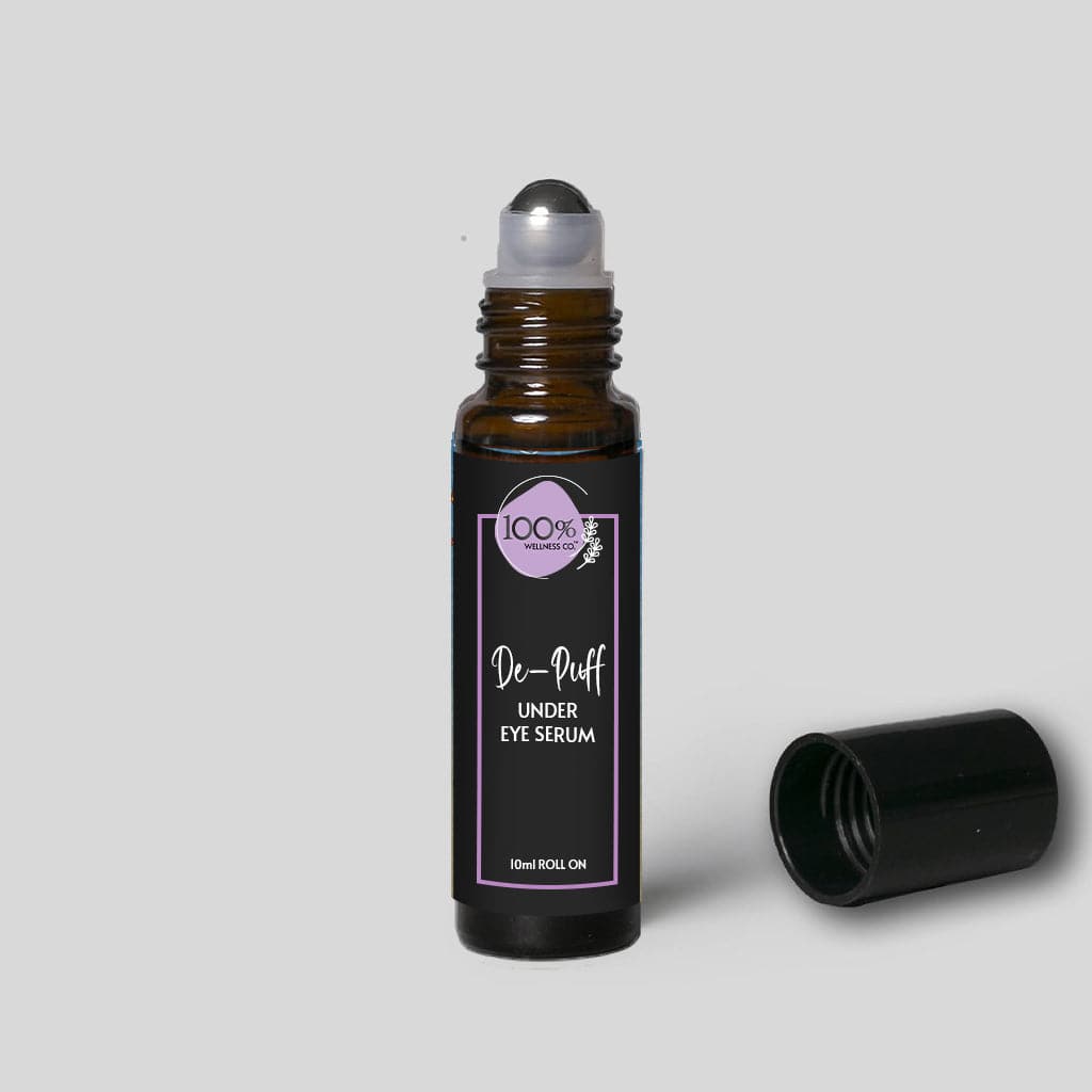 100% Wellness Co De-PuffUnder Eye Serum | Best Price in Pakistan original skincare product Pakistan مرکزی تصویر