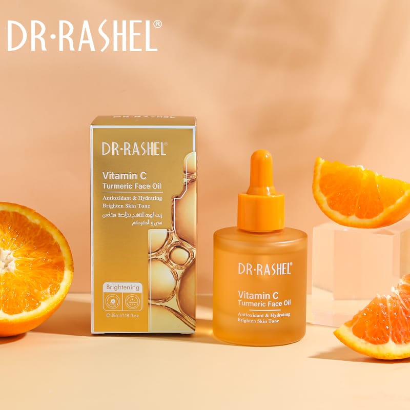 DR RASHEL Vitamin C Turmeric Face Oil | Best Price in Pakistan original skincare product Pakistan Main image
