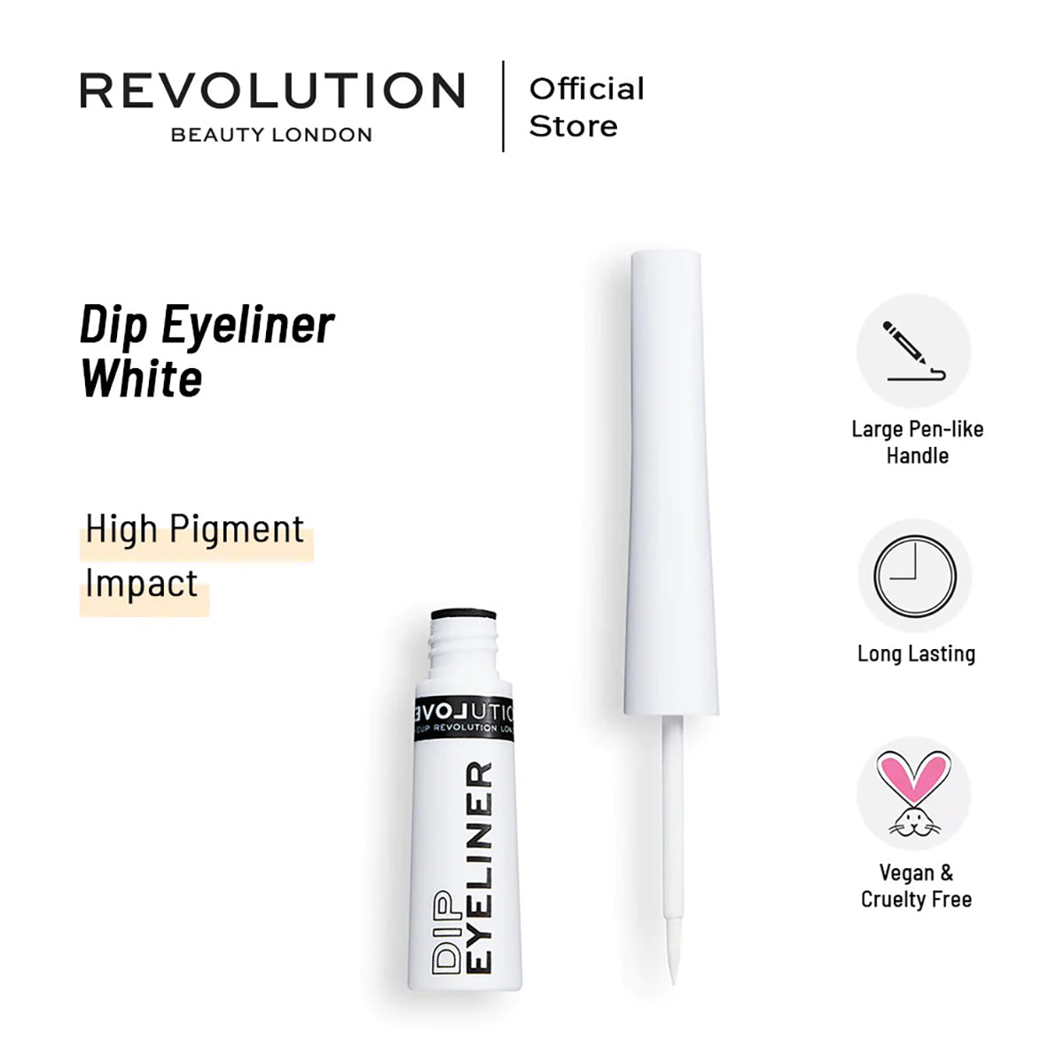 Revolution | Dip Eyeliner White | Best Price in Pakistan original skincare product Pakistan مرکزی تصویر