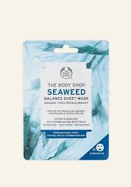 THE BODY SHOP SEAWEED SHEET MASK 18ML | Best Price in Pakistan original skincare product Pakistan مرکزی تصویر