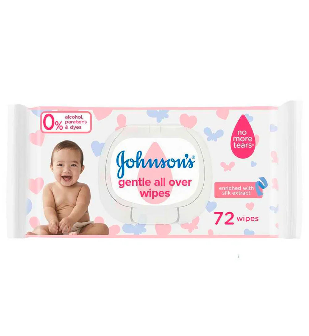 Johnson's Gentle All Over Baby Wipes | Best Price in Pakistan original skincare product Pakistan