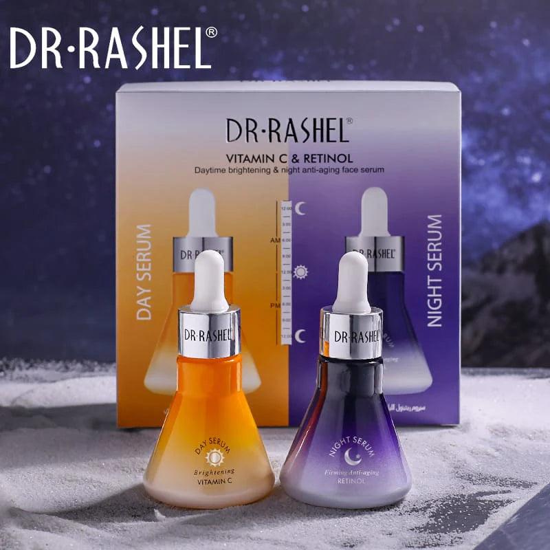 Dr Rashel | Vitamin C &  Retinol Face Serum Set | Best Price in Pakistan original skincare product Pakistan