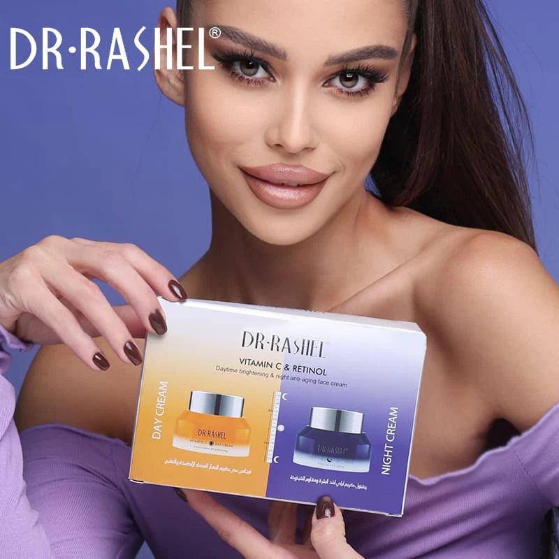 Dr Rashel | Vitamin C &  Retinol Face Cream Set | Best Price in Pakistan original skincare product Pakistan Main image