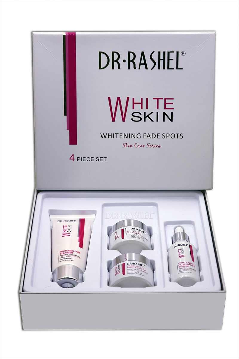 Dr Rashel White Skin Whitening Fade Spots Kit 4 Piece Set | Best Price in Pakistan original skincare product Pakistan