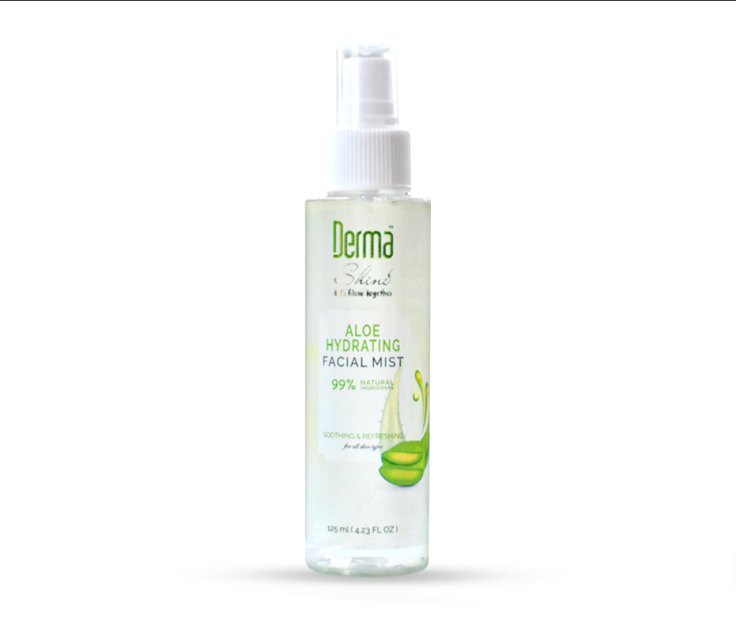 Derma Shine Aloe Hydrating Facial Mist 125Ml / 4.23Oz | Best Price in Pakistan original skincare product Pakistan