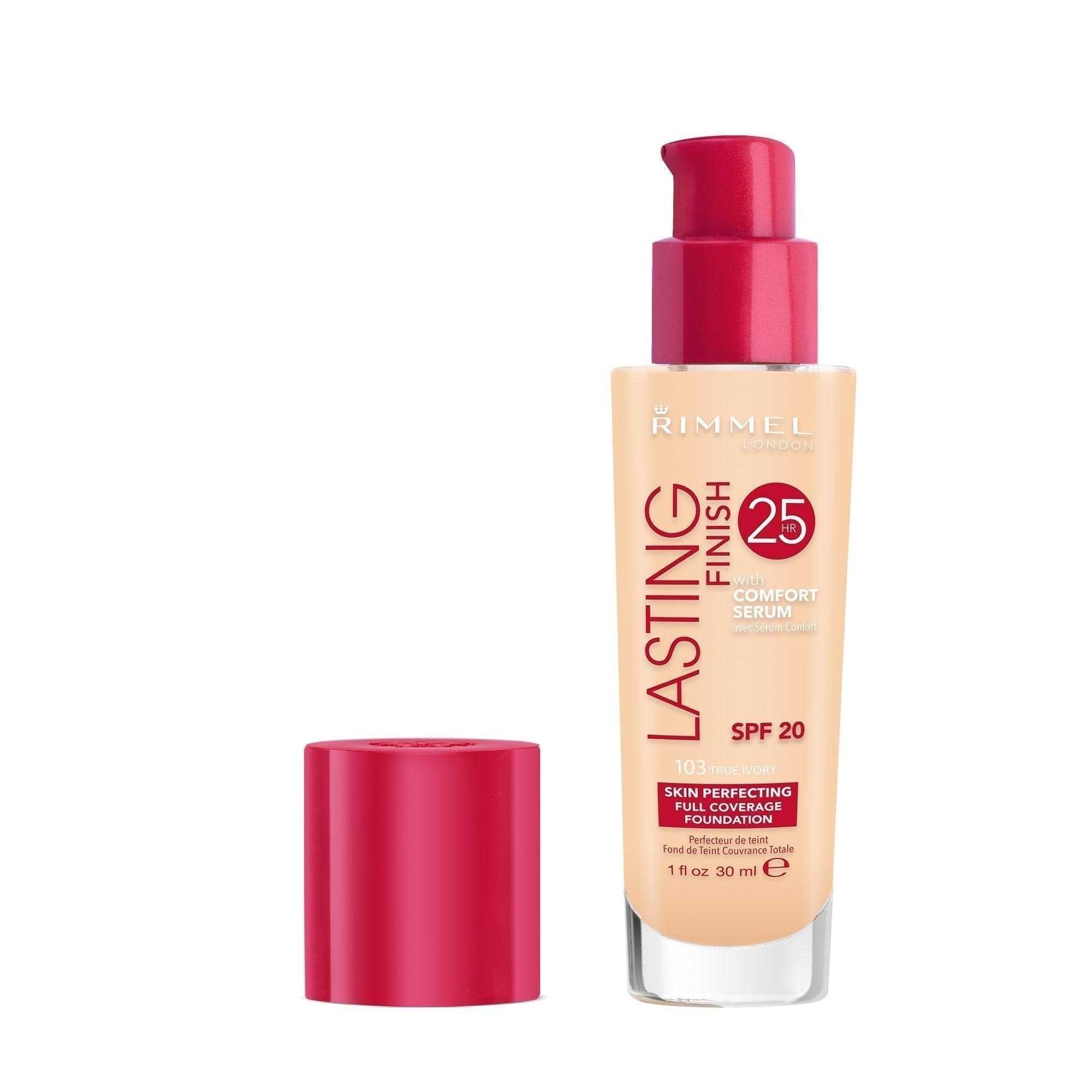 Rimmel Lasting Finish 25 Hour Foundation | True Ivory 30ml | Best Price in Pakistan original skincare product Pakistan Main image