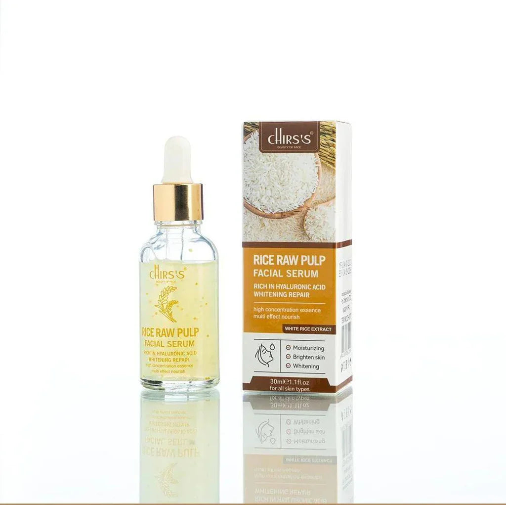 Chirs's Rice Raw Pulp Facial Serum 30Ml | Best Price in Pakistan original skincare product Pakistan