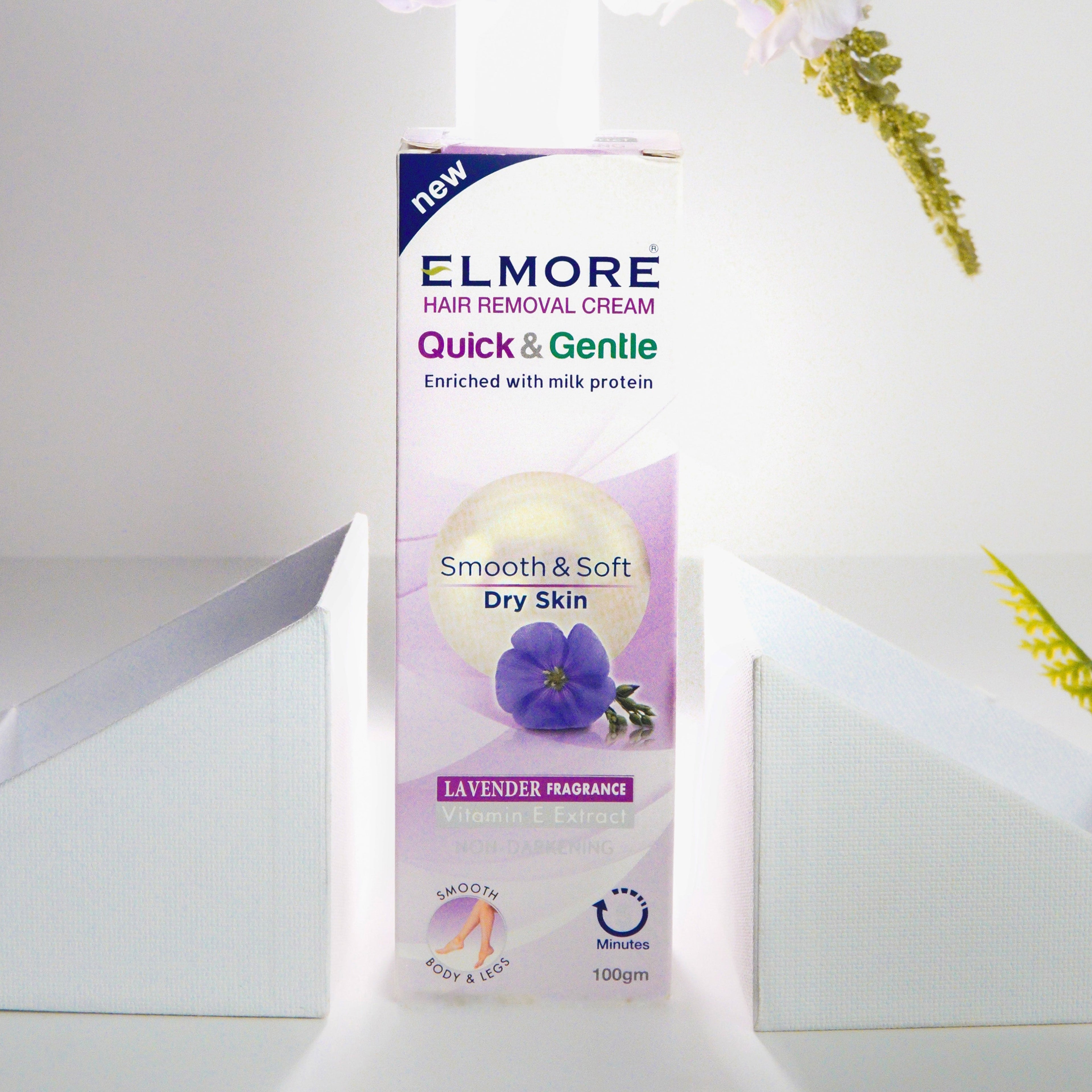 Elmore Hair Removal Cream Lavender Fragrance | Best Price in Pakistan original skincare product Pakistan