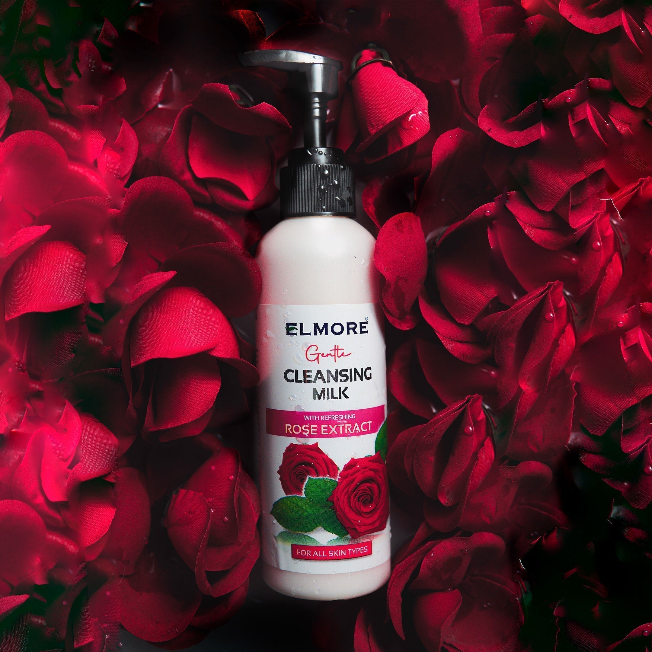 Elmore Rose Cleansing Milk | Best Price in Pakistan original skincare product Pakistan مرکزی تصویر