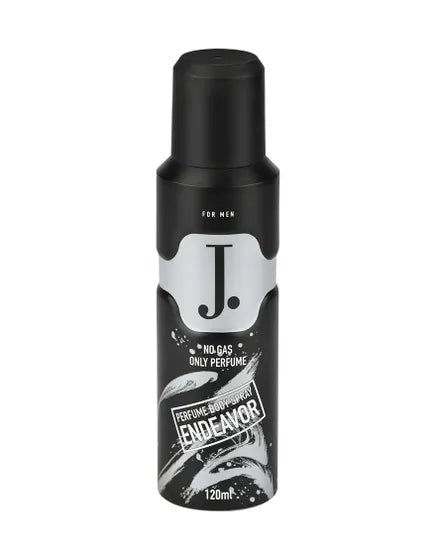 J. No Gas Perfume Body Spray | Endeavor | 120ml | Best Price in Pakistan original skincare product Pakistan