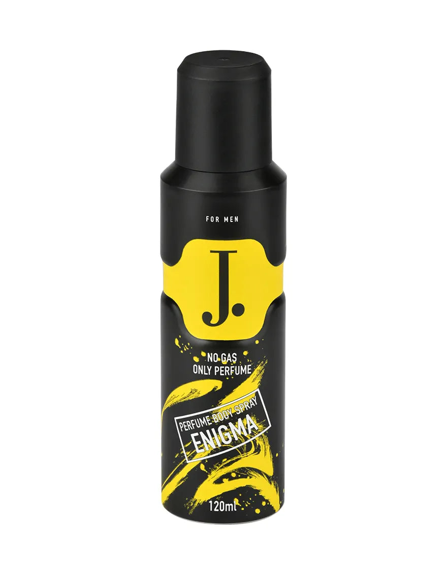 J. No Gas Perfume Body Spray | Enigma | 120ml | Best Price in Pakistan original skincare product Pakistan