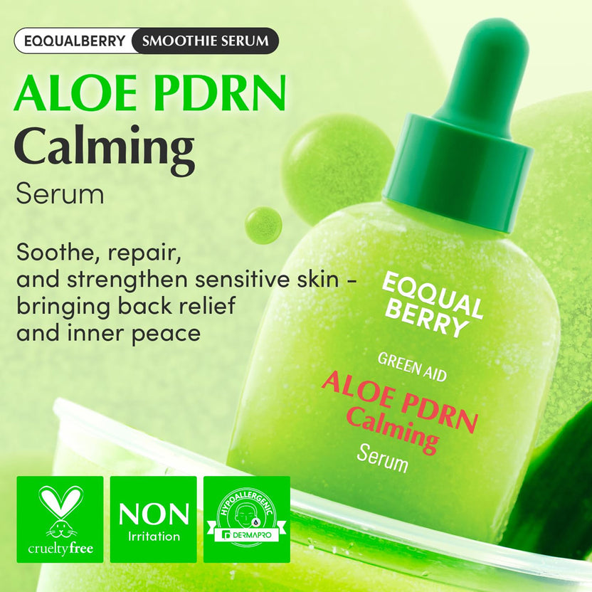 Eqqualberry | Aloe PDRN Calming Serum | 30ml | Best Price in Pakistan original skincare product Pakistan