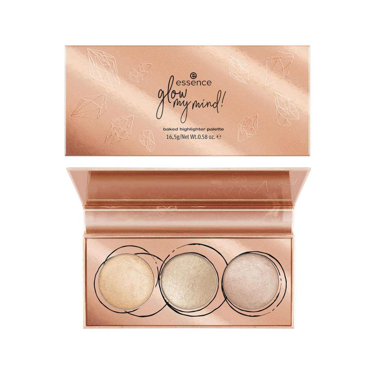 Essence | Glow My Mind Highlighter Palette | 01 | Best Price in Pakistan original skincare product Pakistan