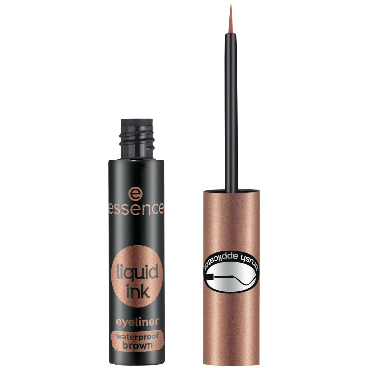 Essence | Liquid Ink Eyeliner Waterproof | 02 Brown | Best Price in Pakistan original skincare product Pakistan مرکزی تصویر