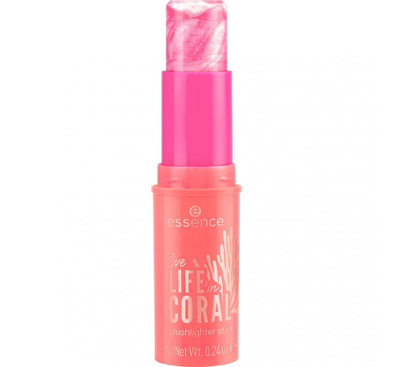 Essence | Life In Coral Blushlighter Stick 01 | Best Price in Pakistan original skincare product Pakistan مرکزی تصویر