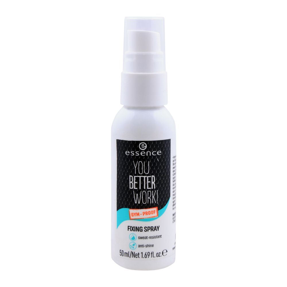 Essence | You Better Work Fixing Spray | Best Price in Pakistan original skincare product Pakistan مرکزی تصویر