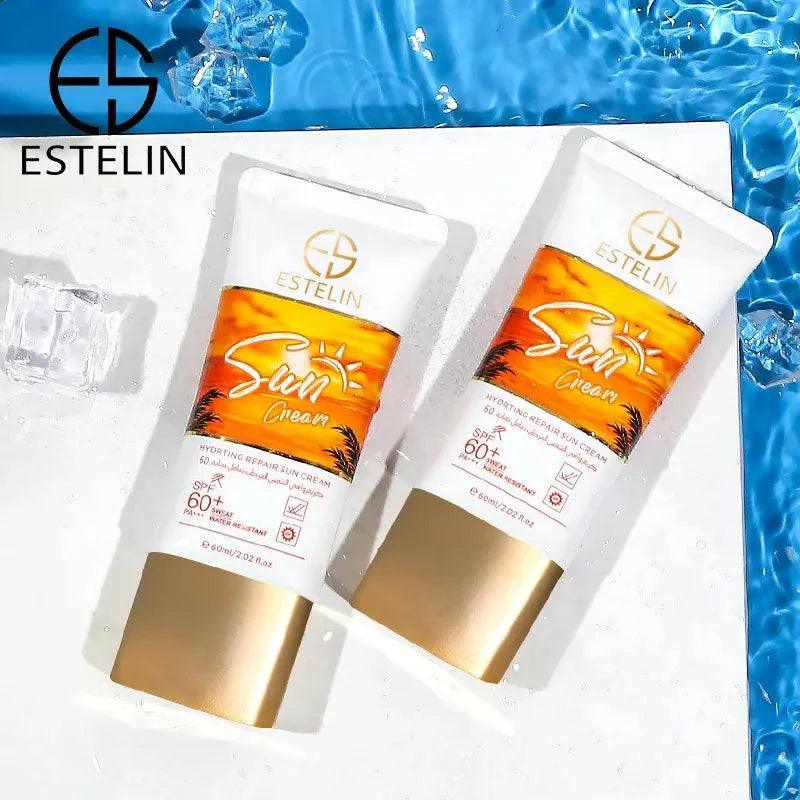 Estelin | Hydrting repair sun cream SPF60 | 60ml | Best Price in Pakistan original skincare product Pakistan Main image