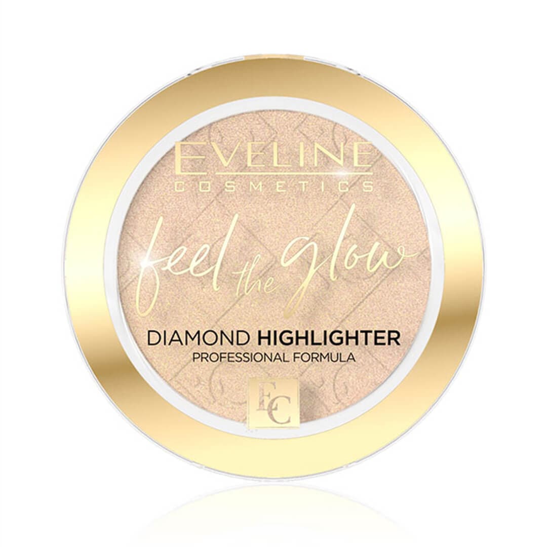 Eveline Feel The Glow Diamond Highlighter | 01 Sparkle | Best Price in Pakistan original skincare product Pakistan Main image