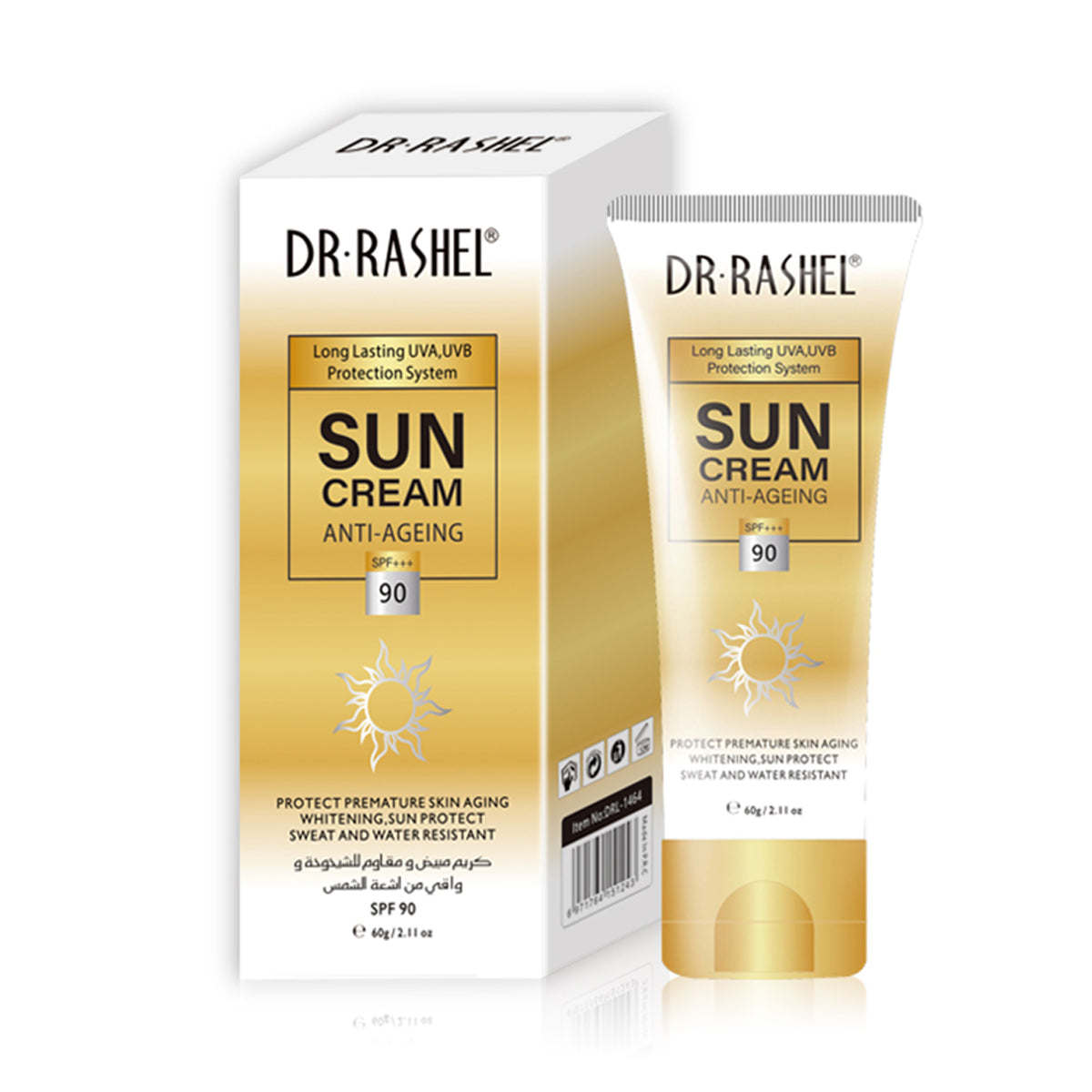 Dr.Rashel Sun Cream Anti Ageing Spf90+++ 60G | Best Price in Pakistan original skincare product Pakistan