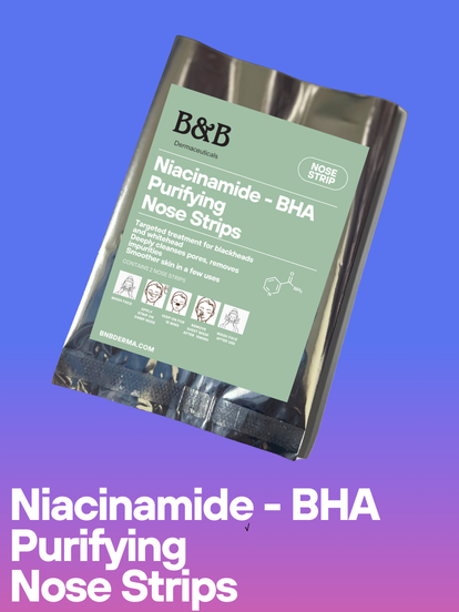 B&B Derma | Niacinamide | BHA Purifying  Nose Strips | Best Price in Pakistan original skincare product Pakistan Main image