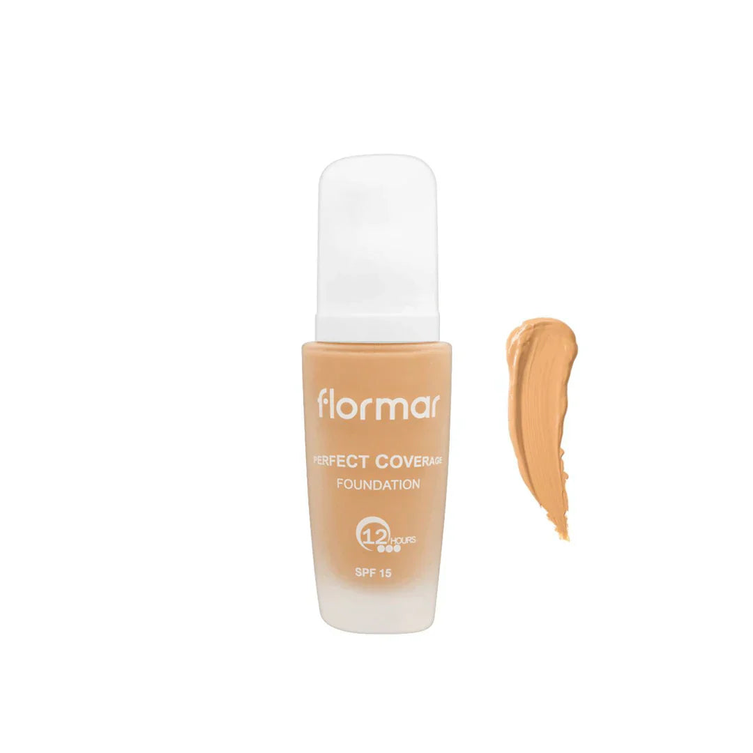 Flormar | Perfect Coverage SPF 15 Foundation | 30ml | Best Price in Pakistan original skincare product Pakistan مرکزی تصویر