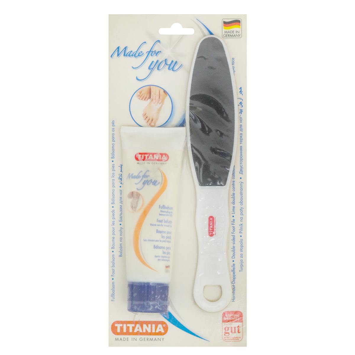Titania | Foot Balm Double Side File | Best Price in Pakistan original skincare product Pakistan Main image