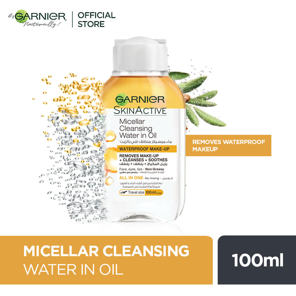 Garnier | Skin Active Micellar Makeup Cleansing Water in Oil 100 ml | Best Price in Pakistan original skincare product Pakistan