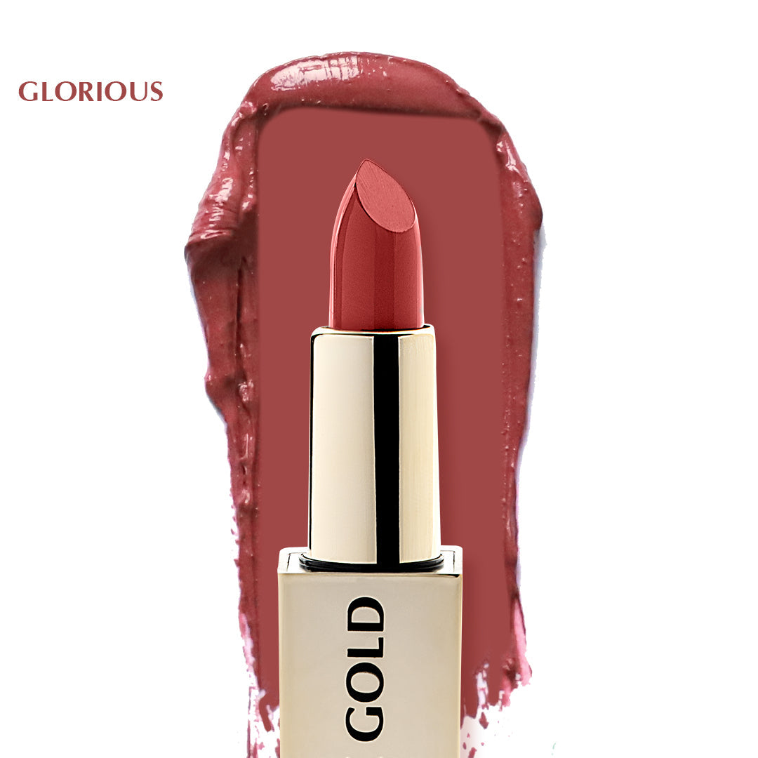 BBA By Suleman | 24K Gold & Roses V.02 Lustre Lipstick | Glorious 4g | Best Price in Pakistan original skincare product Pakistan Main image