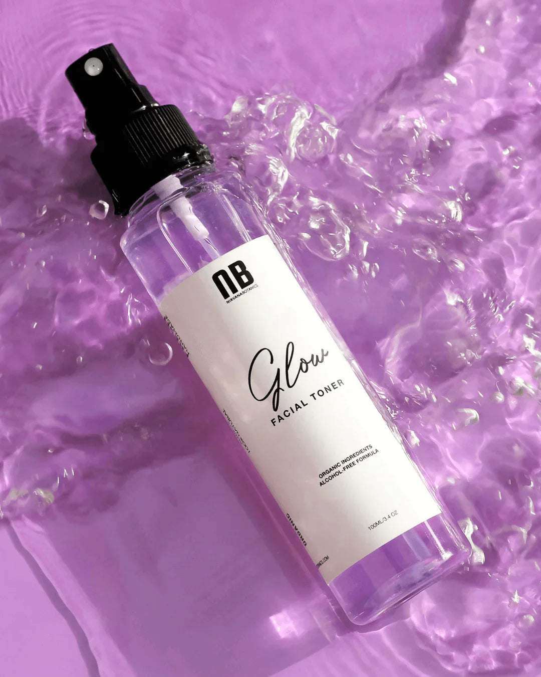 Nirvana Botanics | Glow Facial Toner | Strengthens Moisture Barrier | Best Price in Pakistan original skincare product Pakistan مرکزی تصویر