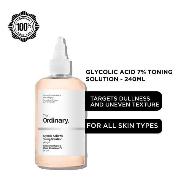 The Ordinary Glycolic Acid 7% Toning Solution | 240ml | Best Price in Pakistan original skincare product Pakistan