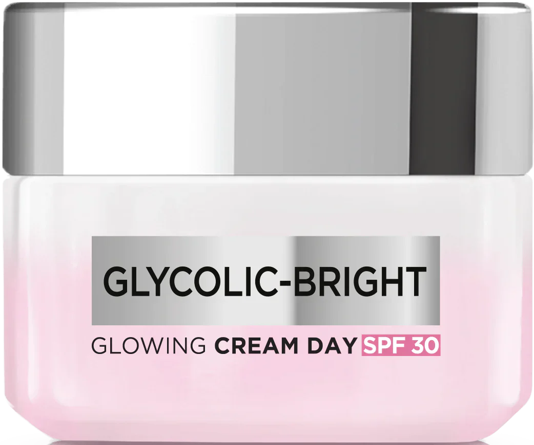 L'Oreal Paris | Glycolic Bright Glowing Day Cream SPF30 50Ml | Best Price in Pakistan original skincare product Pakistan مرکزی تصویر