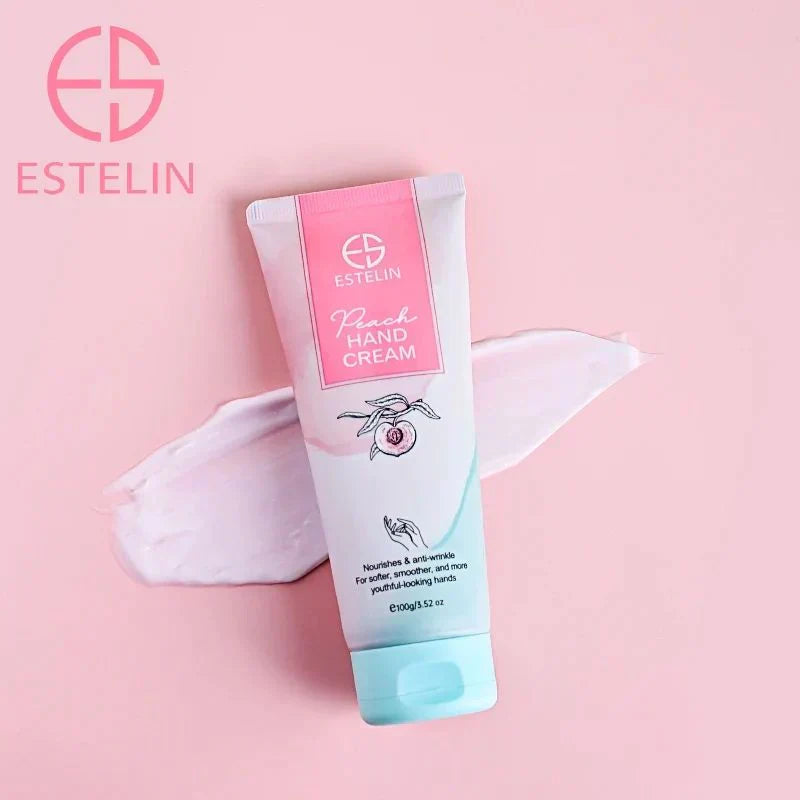 Estelin Peach Nourishes & Anti Wrinkle Hand Cream | 100g | Best Price in Pakistan original skincare product Pakistan Main image