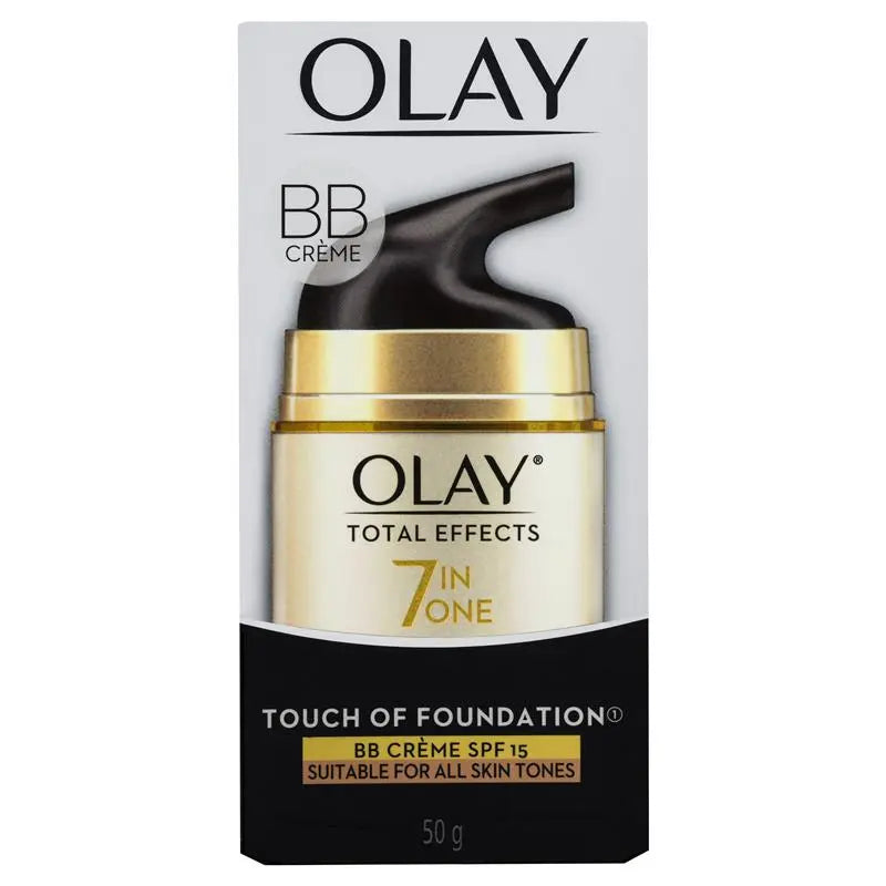 Olay Total Effects 7In1 Touch Of Foundation Bb Creme Spf15 50G | Best Price in Pakistan original skincare product Pakistan مرکزی تصویر