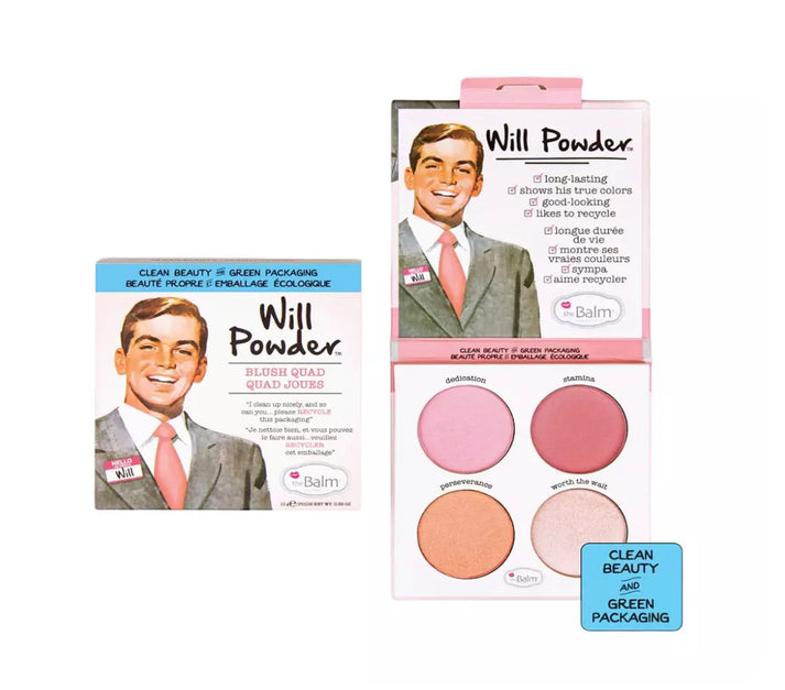 THE BALM WILL POWDER BLUSH QUAD | Best Price in Pakistan original skincare product Pakistan Main image