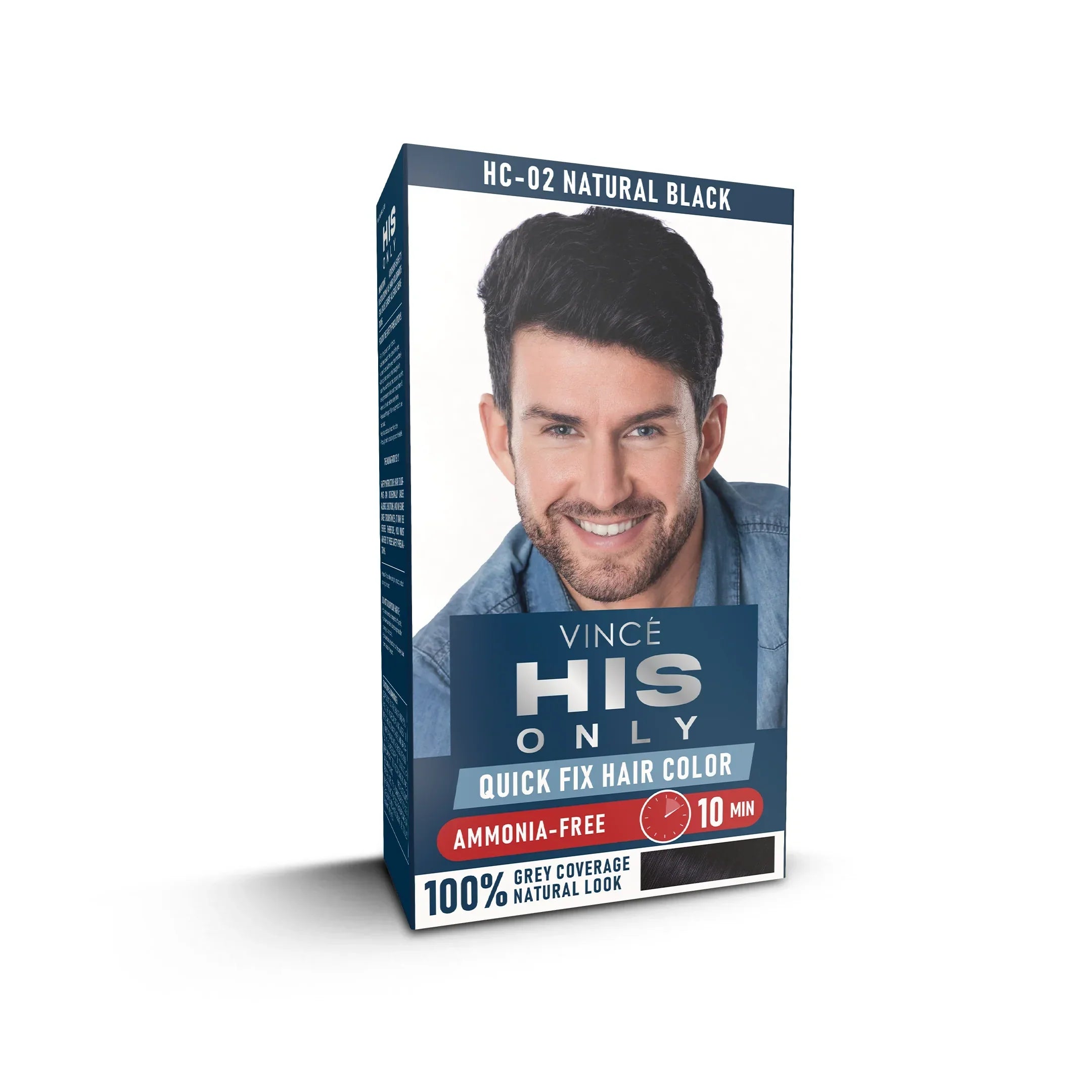 Vince | Natural Black Men Hair Color | His Only (HC-02) | Best Price in Pakistan original skincare product Pakistan Main image