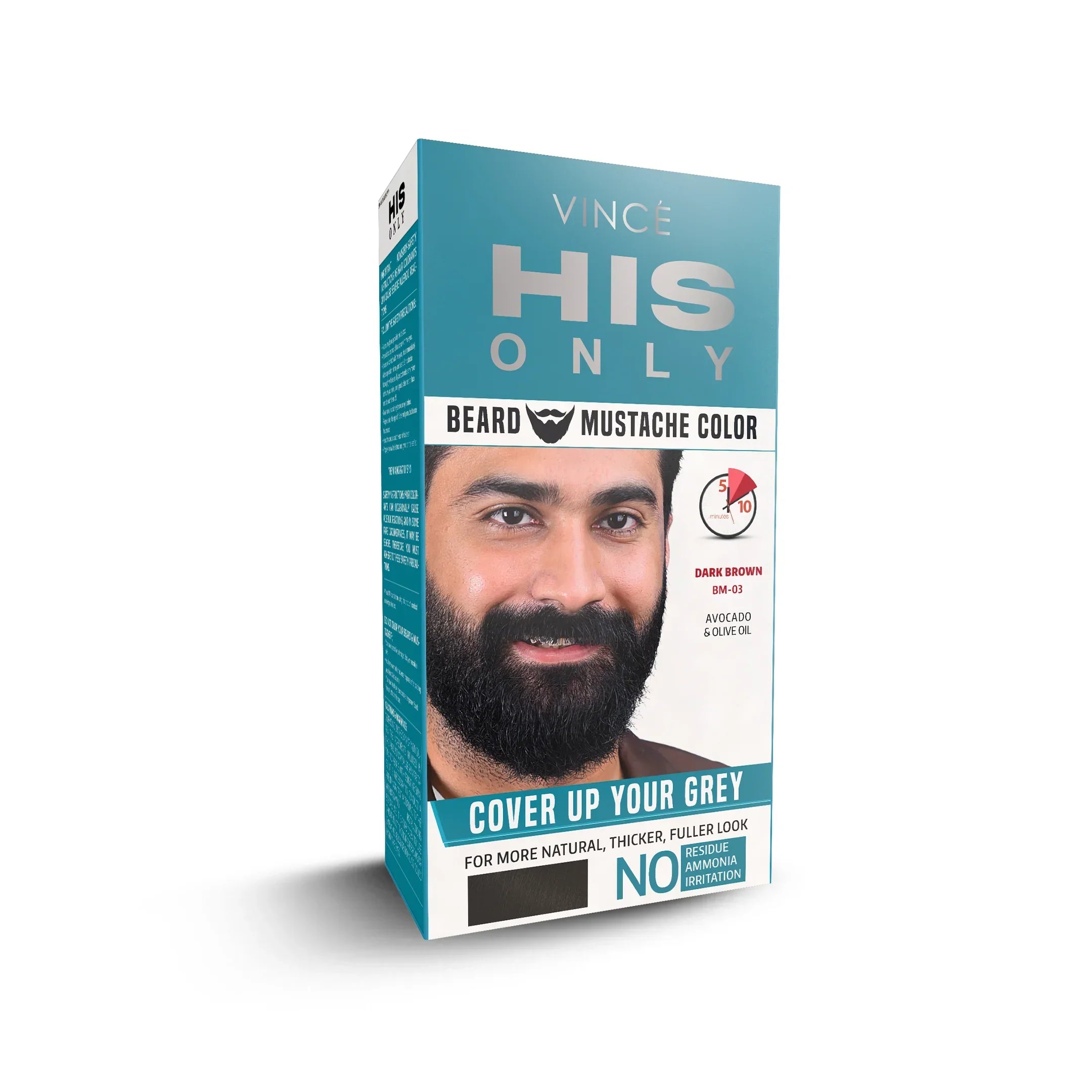Vince | Dark Brown | Beard & Mustache Color (BM-03) | Best Price in Pakistan original skincare product Pakistan Main image