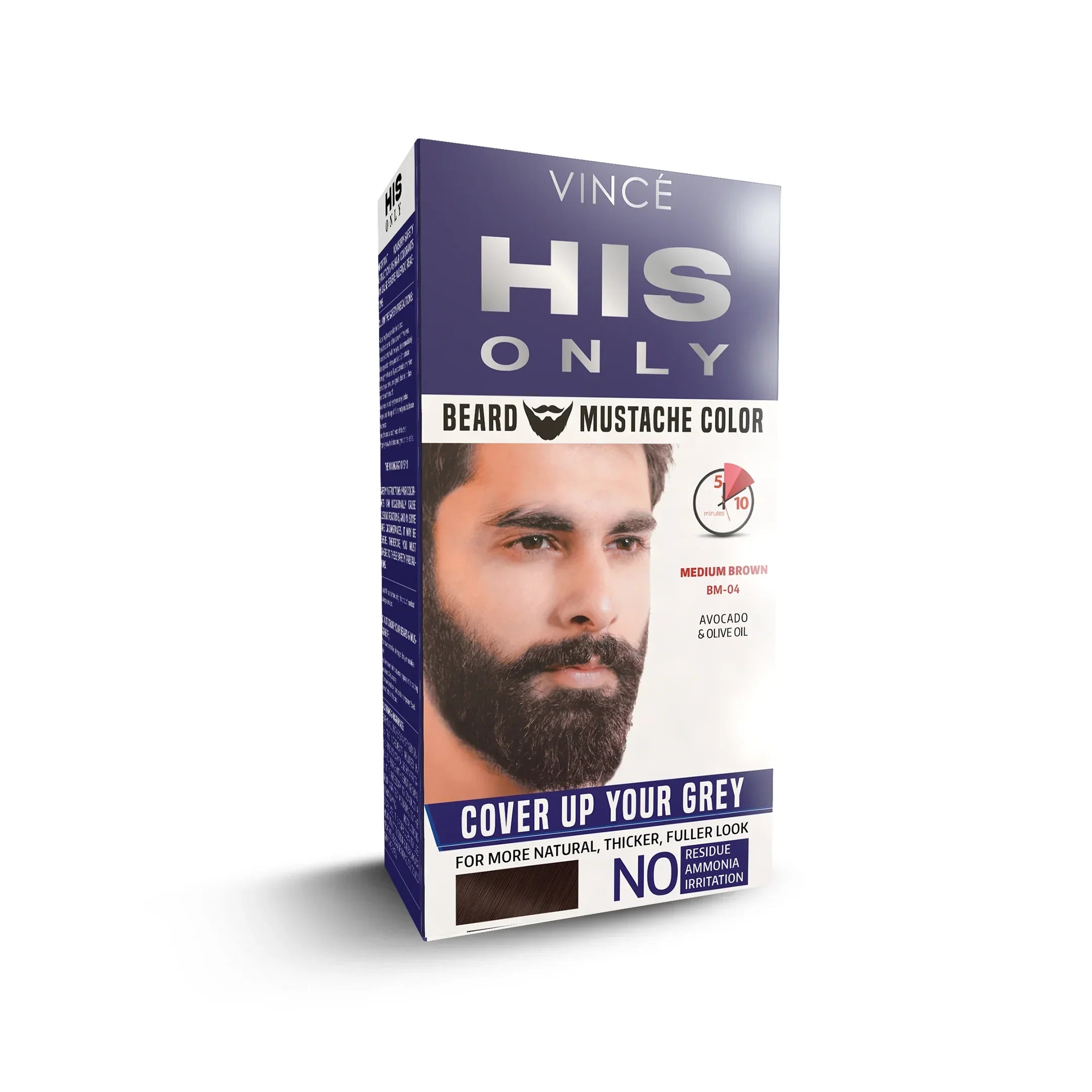 Vince | Medium Brown | Beard & Mustache Color (BM-04) | Best Price in Pakistan original skincare product Pakistan